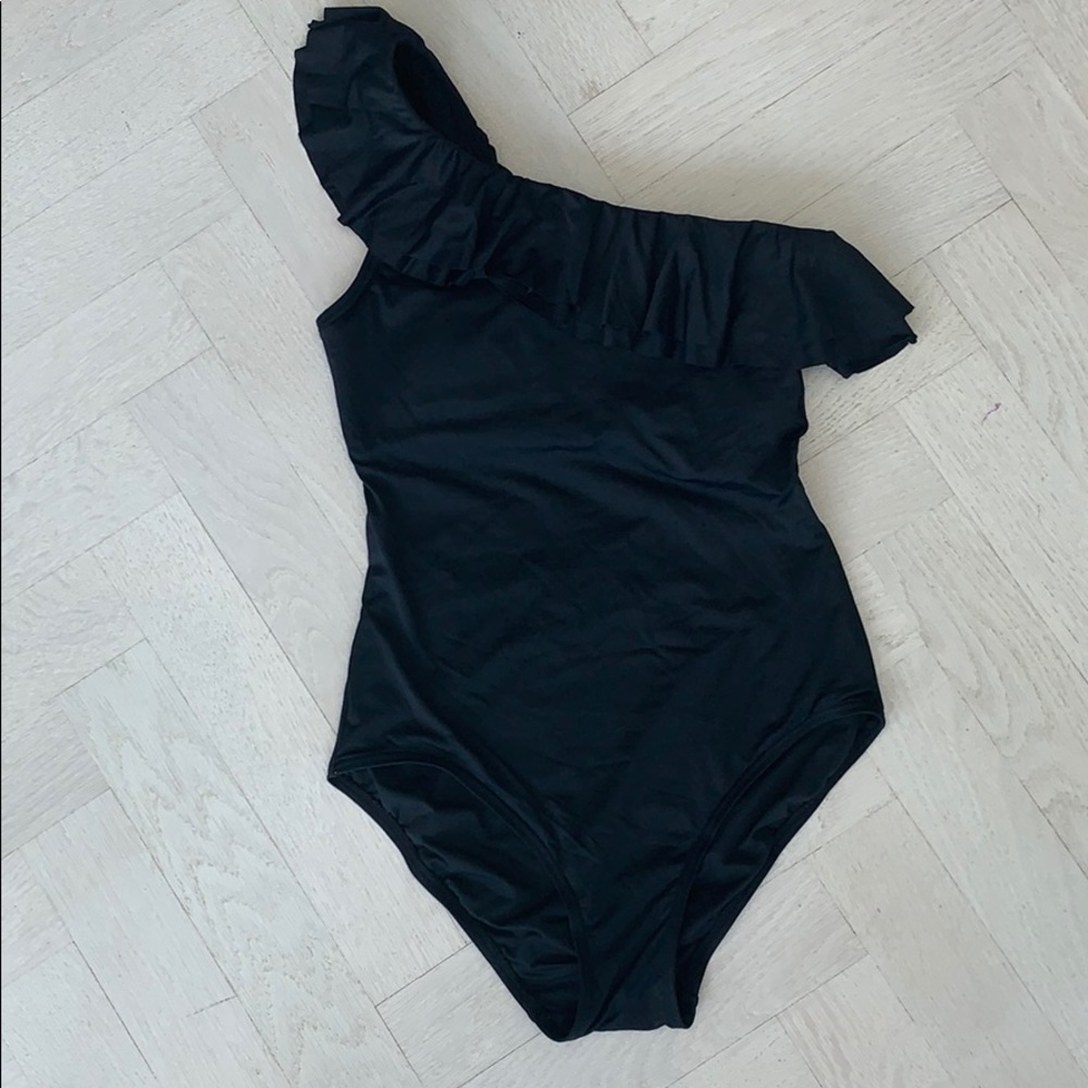 Women’s Black Swimsuit DKNY One-Shoulder